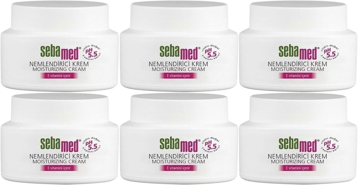 Sebamed Nemlendirici Krem, 75 ml, E Vitamini İçerir, 6'lı Set