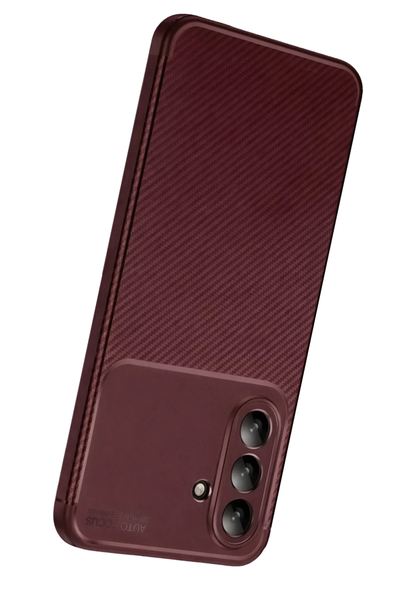 Samsung Galaxy A17 5G Auto Focus Karbon Kapak - Bordo