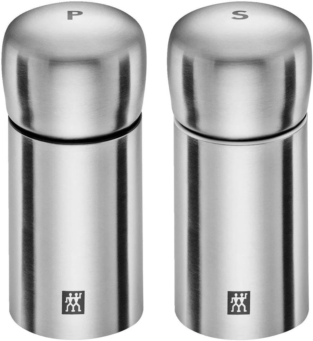 Zwilling Spices Tuz Ve Karabiber Değirmeni Metalik Gri Paslanmaz Çelik 11 Cm