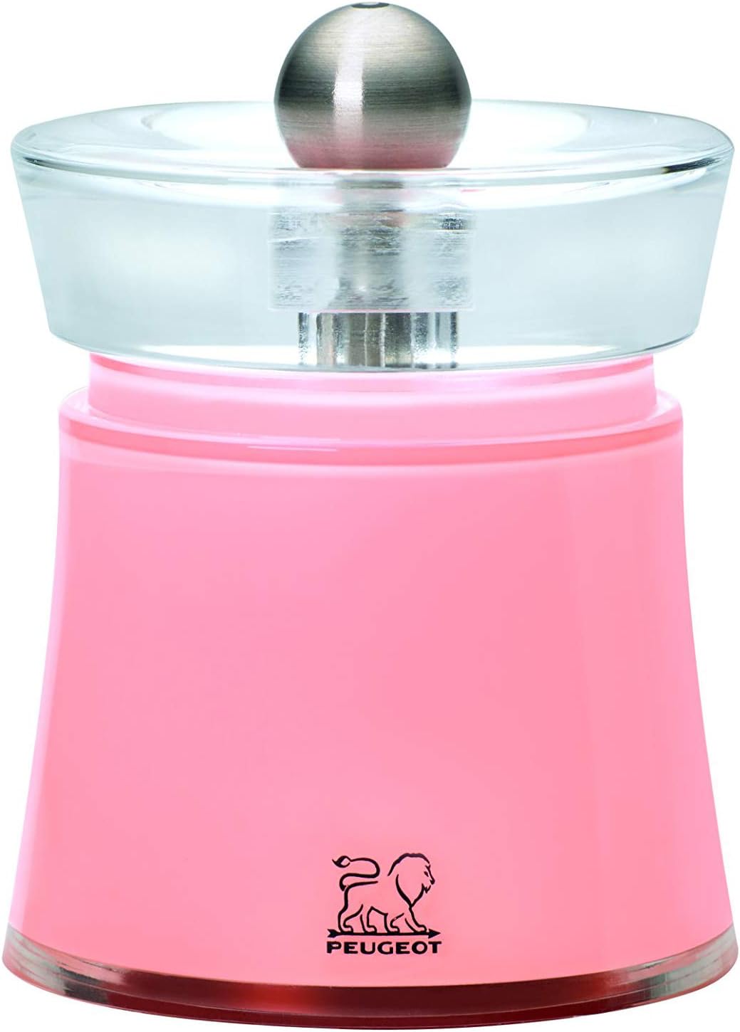 Peugeot Bali 8 cm tuz değirmeni, akrilik, 6 x 6 x 8 cm, akrilik, Pembe, 6 x 6 x 8 cm