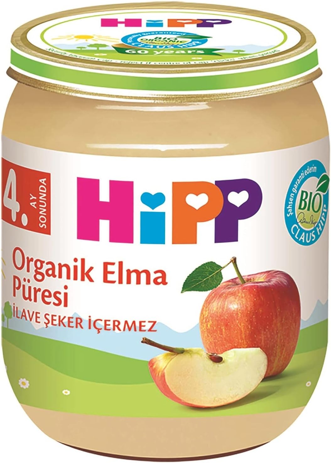 Organik Elma Püresi 125 gr