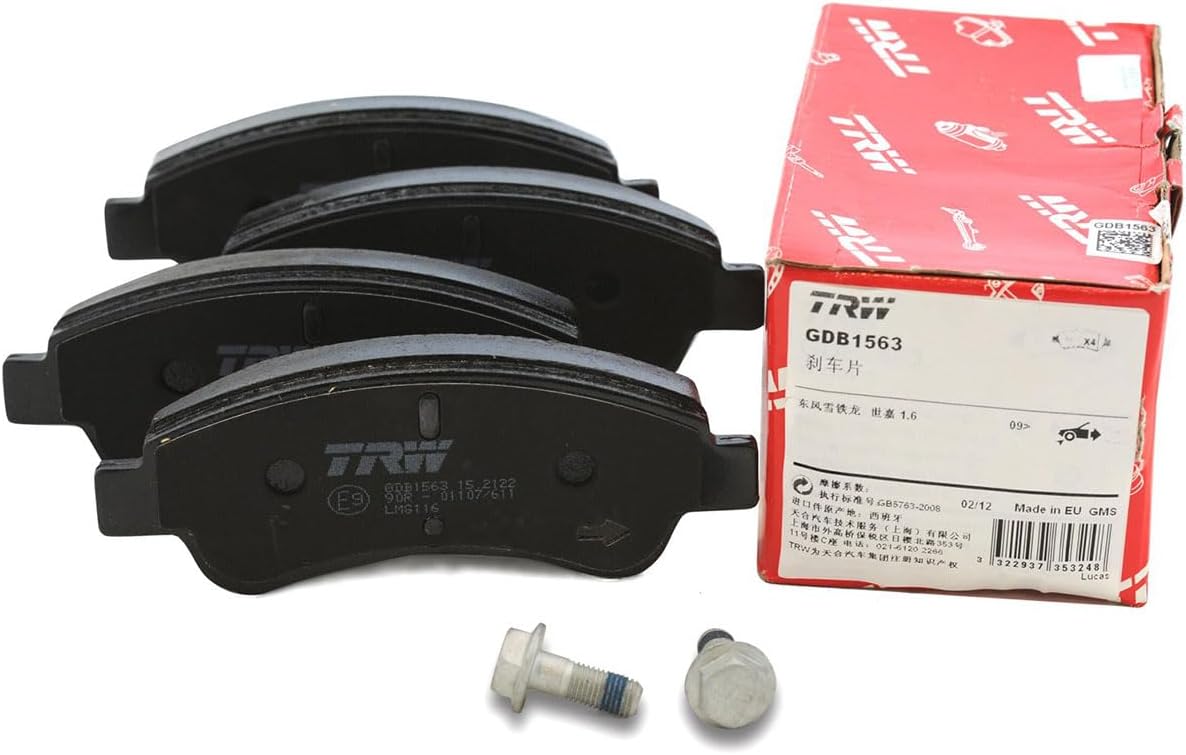 Peugeot 207 ile uyumlu Ön Fren Balatası 2006-2012 TRW Takım