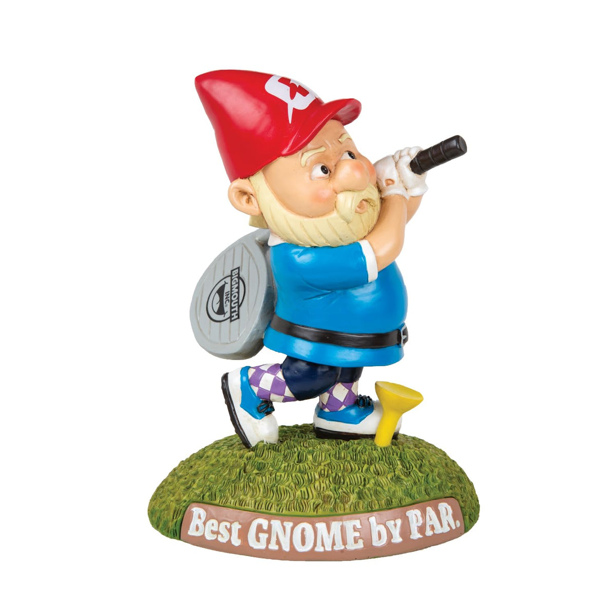 BigMouth Inc Golf Bahçe Cüce Heykeli - Komik Çim Dekorasyonu, Açık Golf Dekoru, İlginç Bahçe Süsleme, Benzersiz Golf Hediyesi, Çim ve Bahçe Figürü
