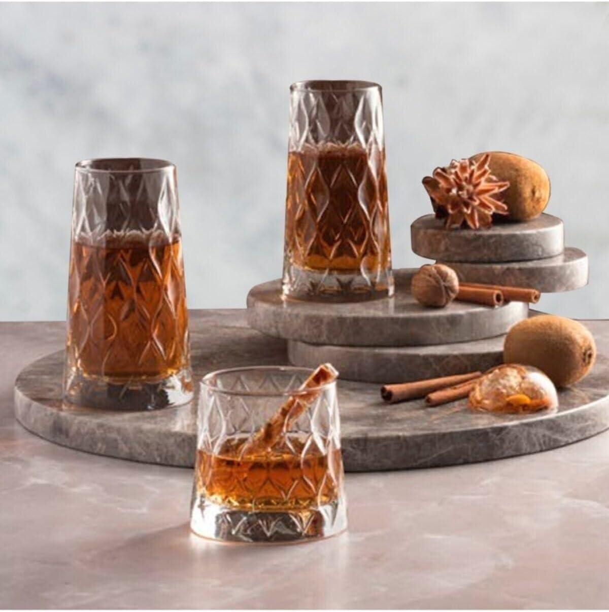 Pasabahce Leafy Set Bardağı 12'li 420955-420855-420194 AGPBUNDLE05