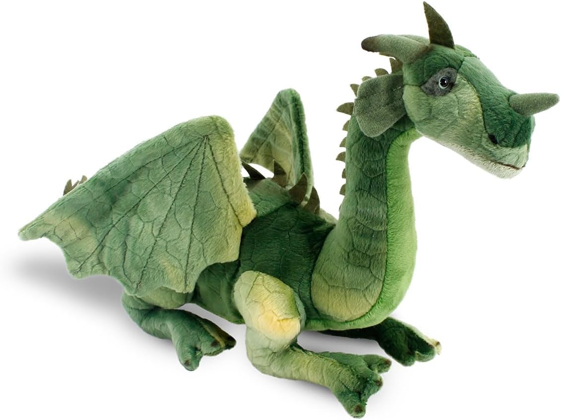 Animals Of The World Ejderha Peluş Oyuncak, Yeşil, 36cm