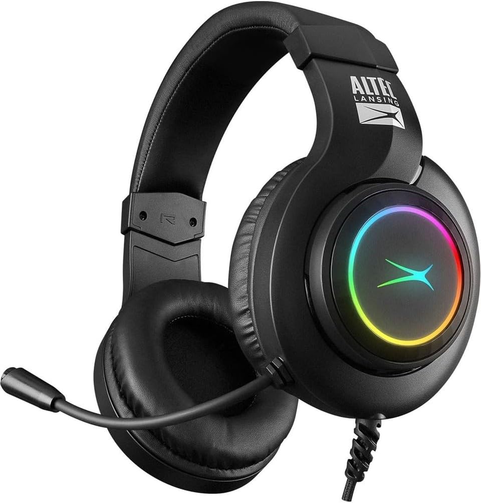Altec Lansing ALGH9602 Siyah PS4/XBOX/Mobil Uyumlu USB+3.5mm Rainbow Gaming Mikrofonlu Kulaklık
