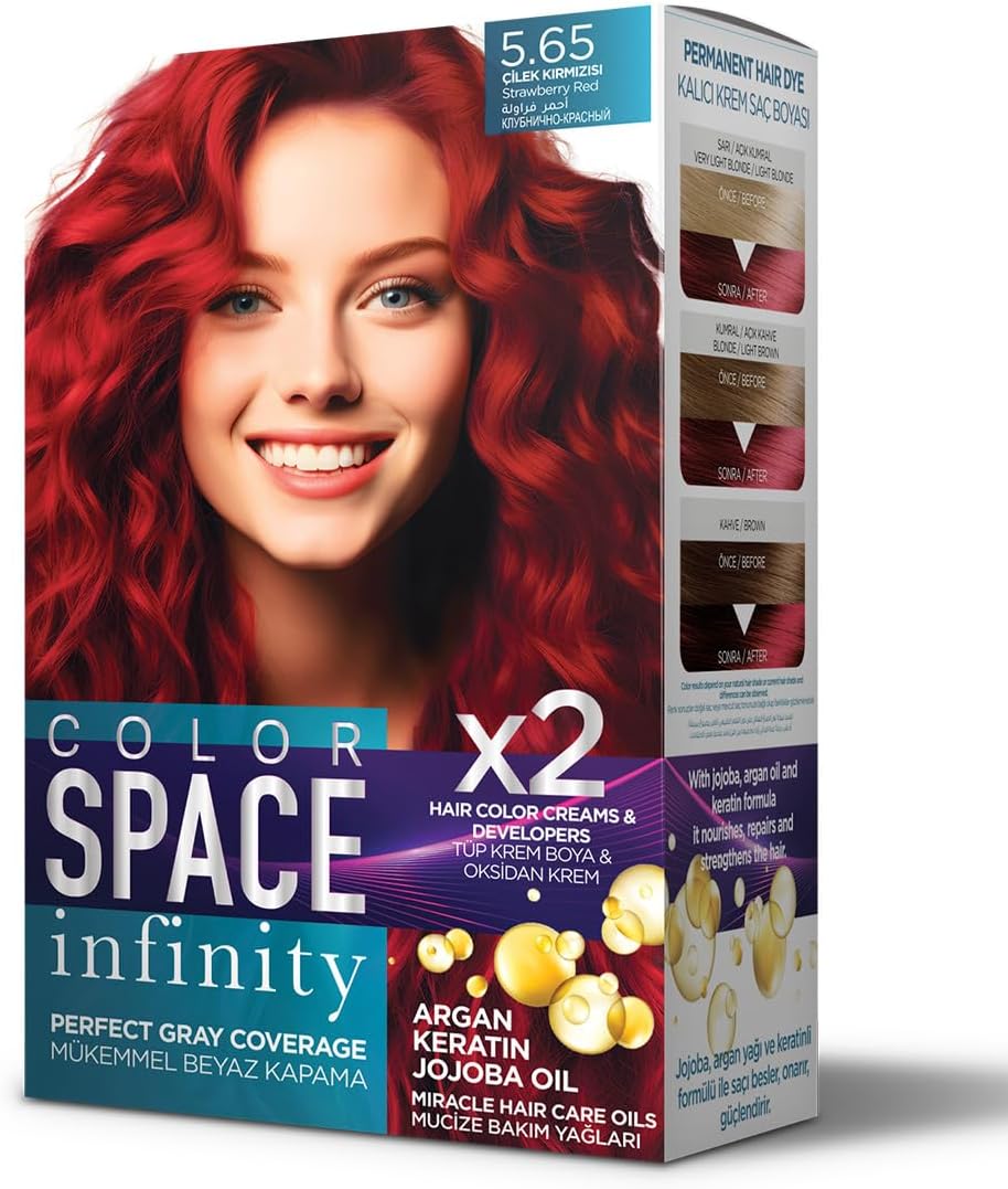 Space Infınıty Set Saç Boyası 5.65 Strawberry Red