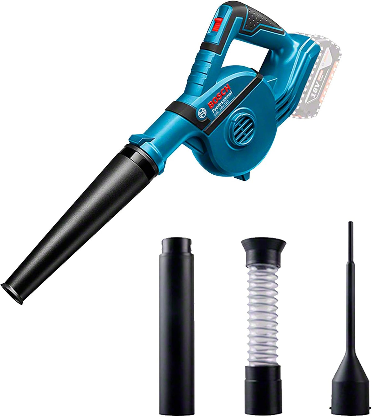 Bosch Professional GBL 18V-120 Akülü Üfleyici (18 Volt, SOLO, Hava debisi: 120 m³/s, Karton Kutuda)