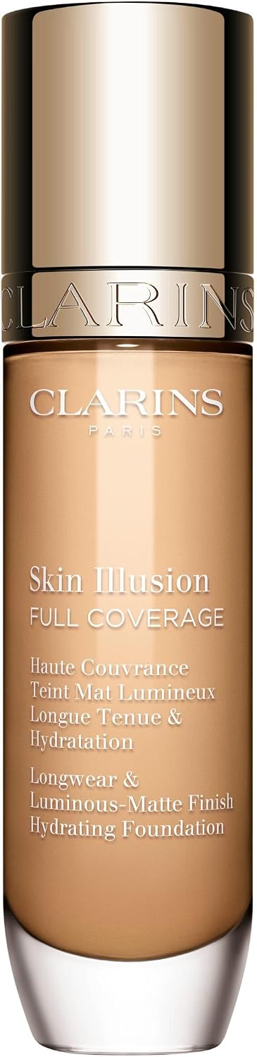 Clarins Skin Illusion Full Coverage 105.5w Tam Kapatıcılık Sağlayan Fondöten 30 ml, CLR241376