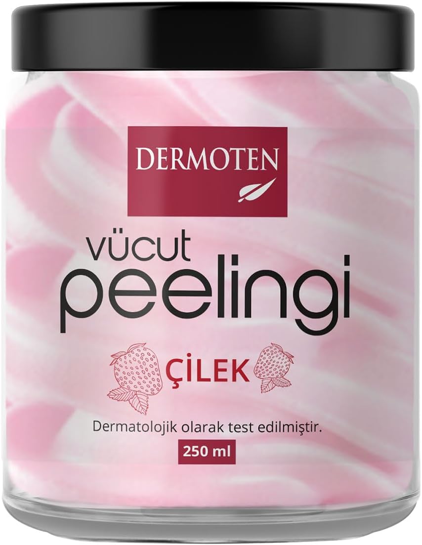 DERMOTEN Body Scrub Çilekli Vücut Peelingi 250 ml