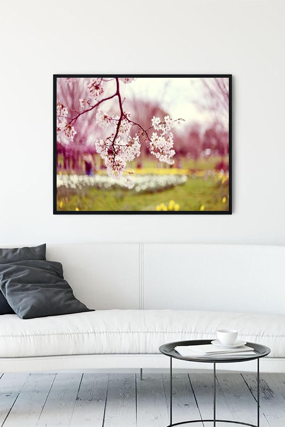 Postermanya (pster12287) Ilkbahar Manzara Çerçeveli Tablo 2 (40x50cm)