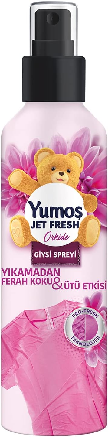 Yumoş JetFresh Giysi Spreyi Orkide 200 ml