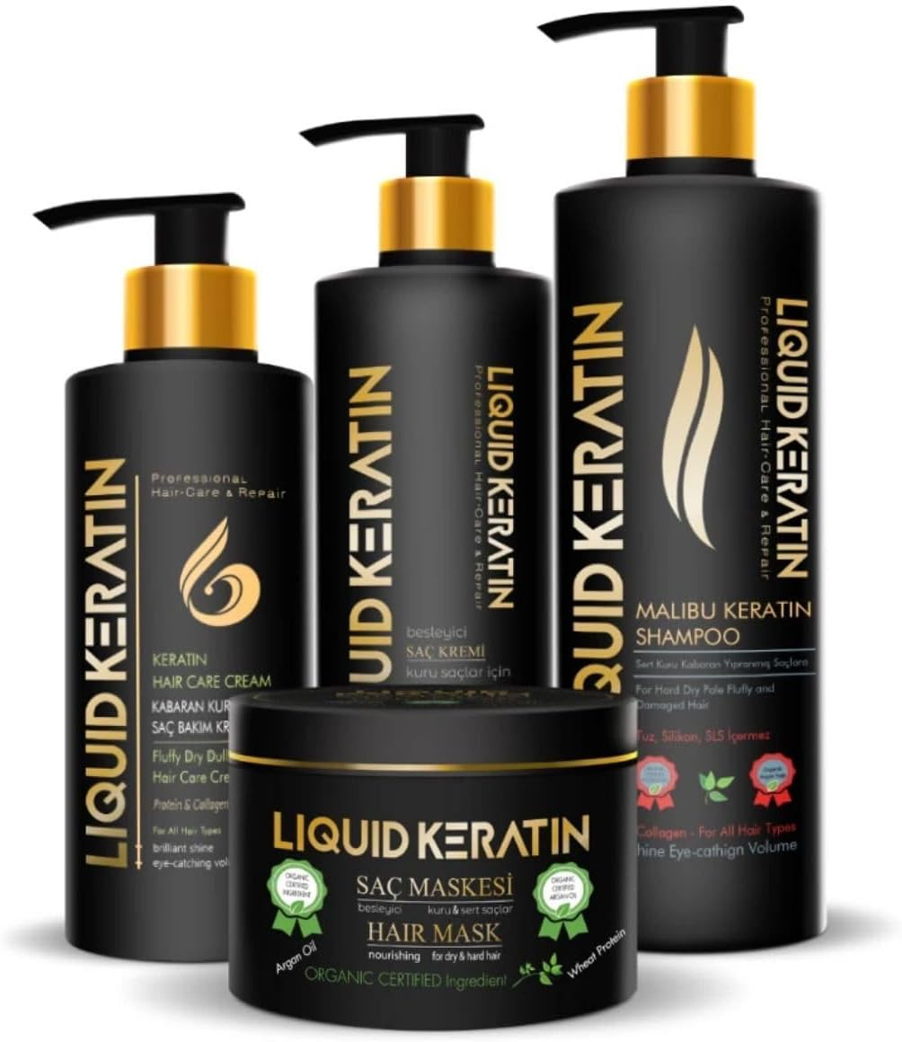 Kabaran Saç Keratin Bakım Seti (4'LÜ)