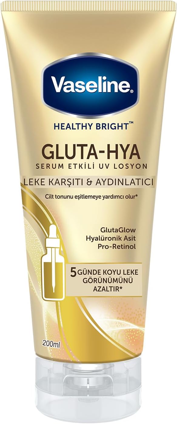 Gluta Hya Serum Etkili UV Losyon Leke Karşıtı ve Aydınlarıcı 200 ml