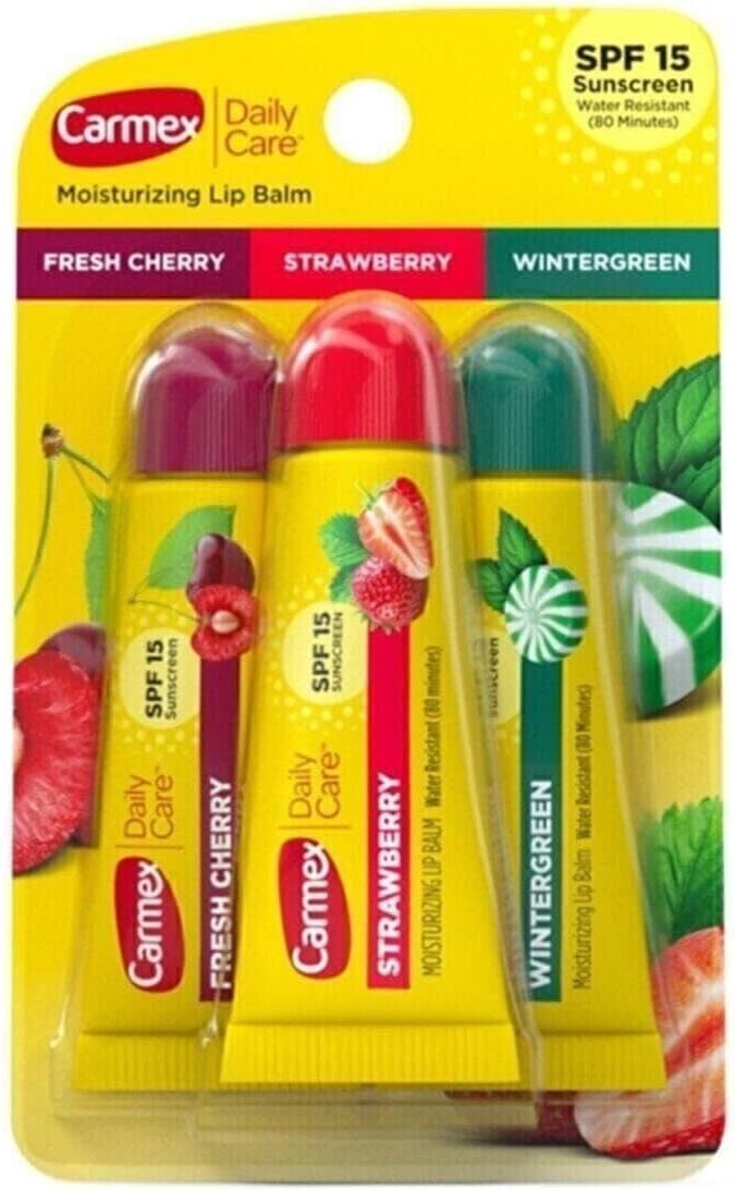 Carmex Lip Balm 3' Lü Dudak Bakım Kremi Seti