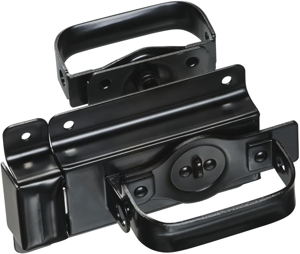 National Hardware N101-576 Salıncak kapı sürgüsü, siyah, 3/4 inç