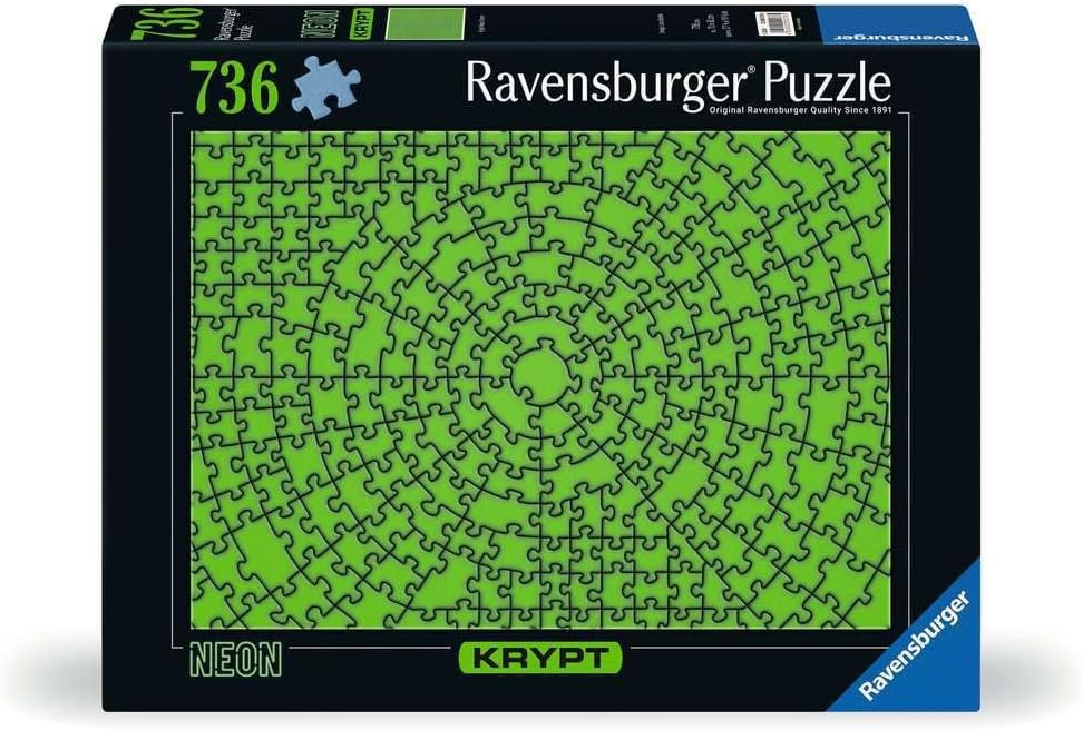 654p Puzzle Krypt Yeşil