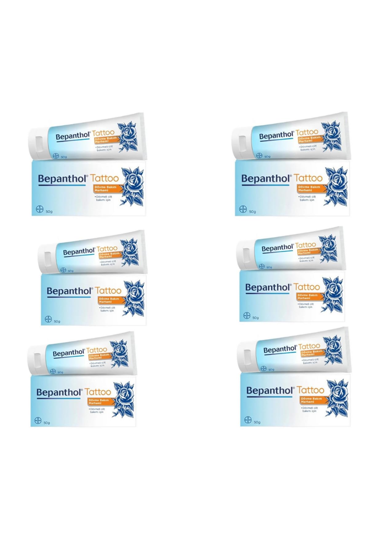 Bepanthol Tattoo Dövme Bakım Merhemi, 50 gr, 6 Adet