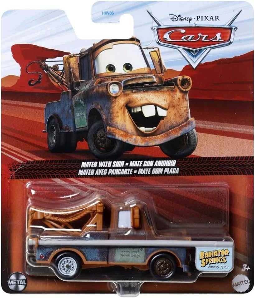 Cars Tekli Karakter Araçlar MATER WITH SIGN DXV29-HTX86