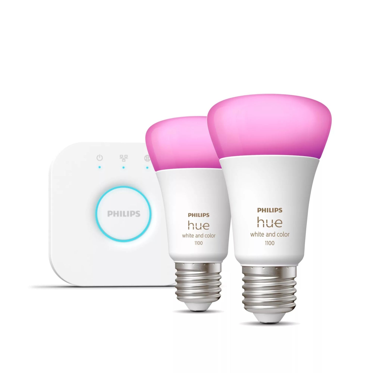 Philips HueWCA 9W E27 Renkli Akıllı Ampul 2'li Başlangıç Seti