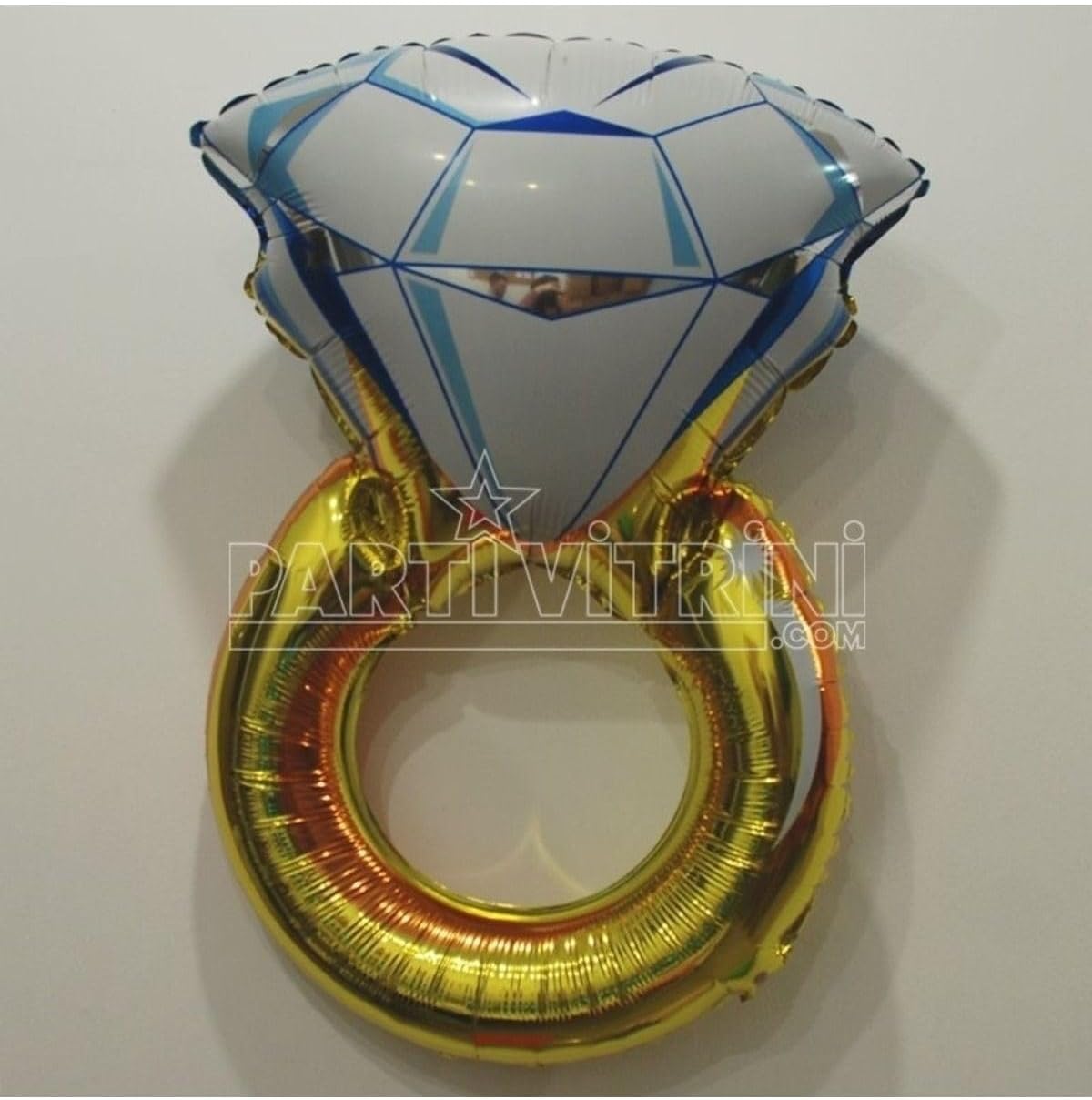 Tek Taş Yüzük Şeklinde Dev Folyo Balon dop1226652igo