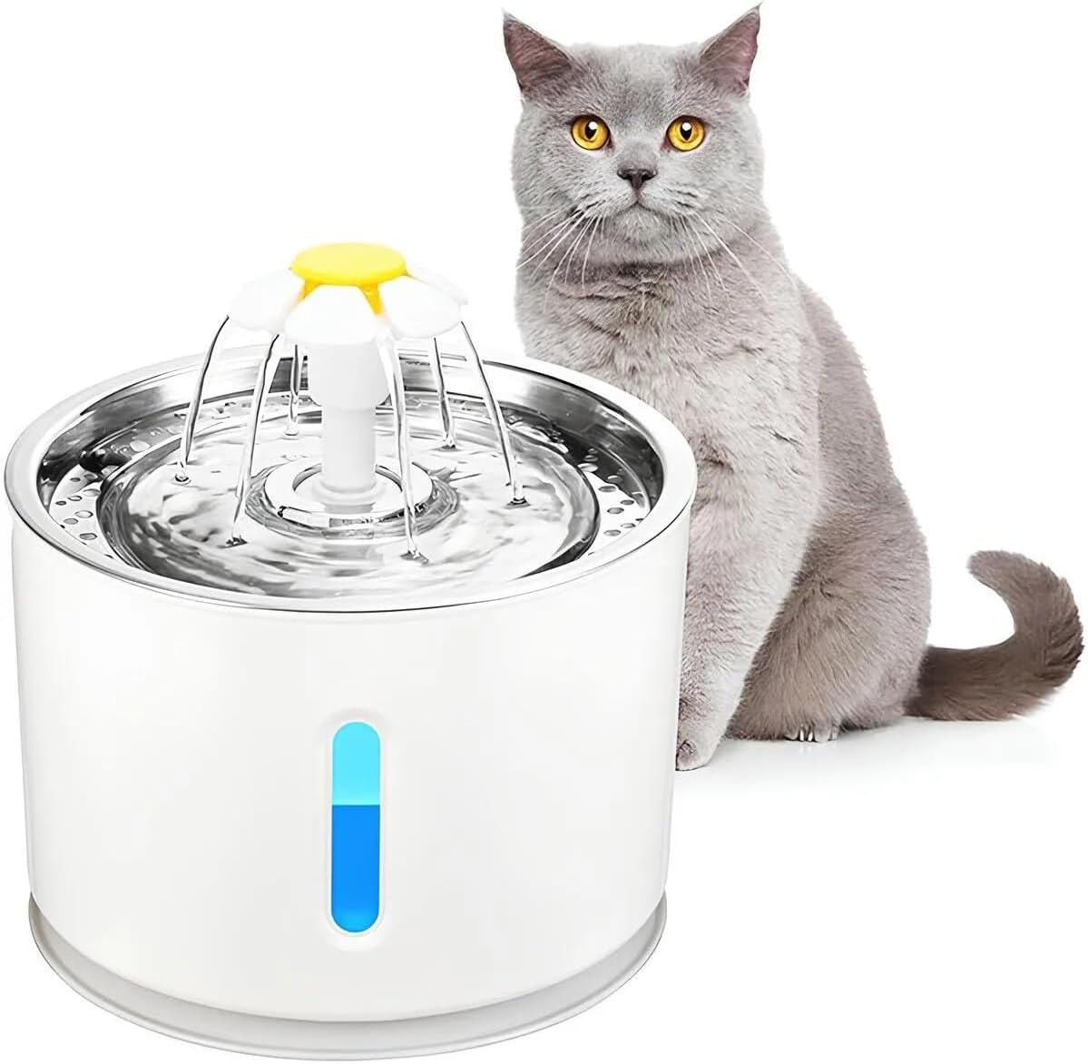 Kedi Köpek Su Pınarı, Çelik Başlıklı Su Sebili, Otomatik Su Sebili, Otomatik Su Şelalesi,Otomatik Su Kabı, Evcil Hayvan Su Sebili