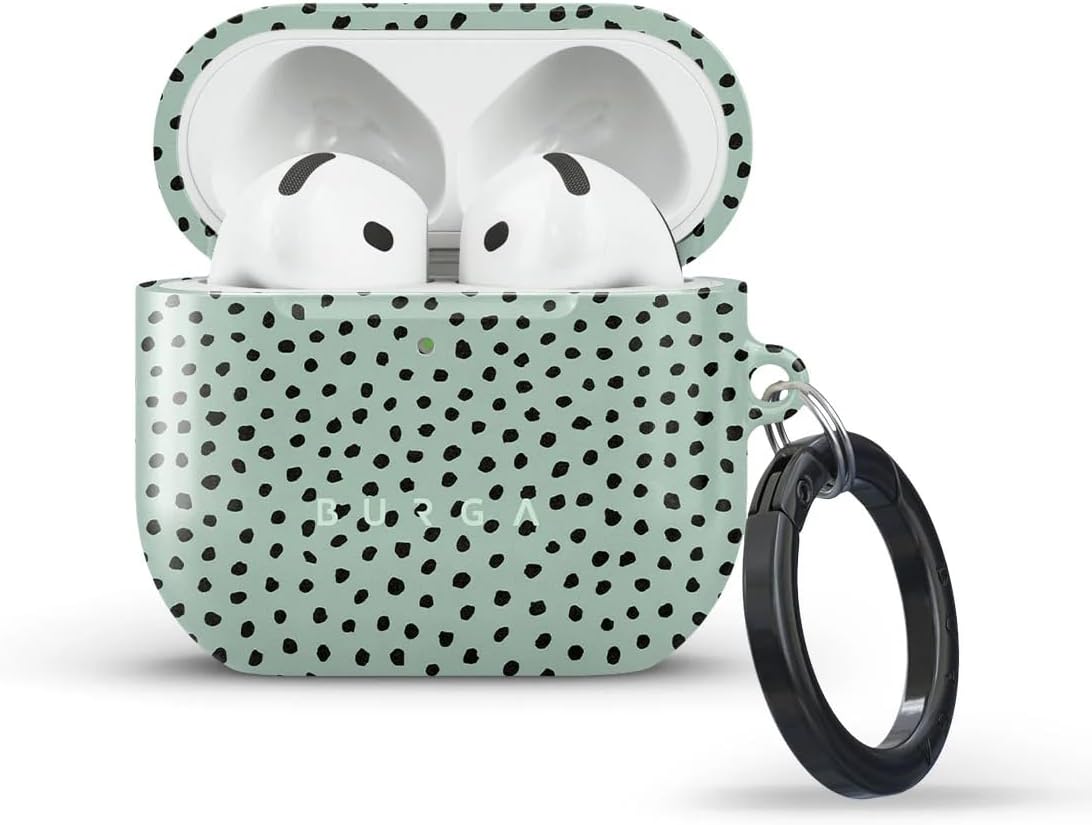 BURGA Apple AirPods 4 ile Uyumlu Kılıf, Mint Gelato