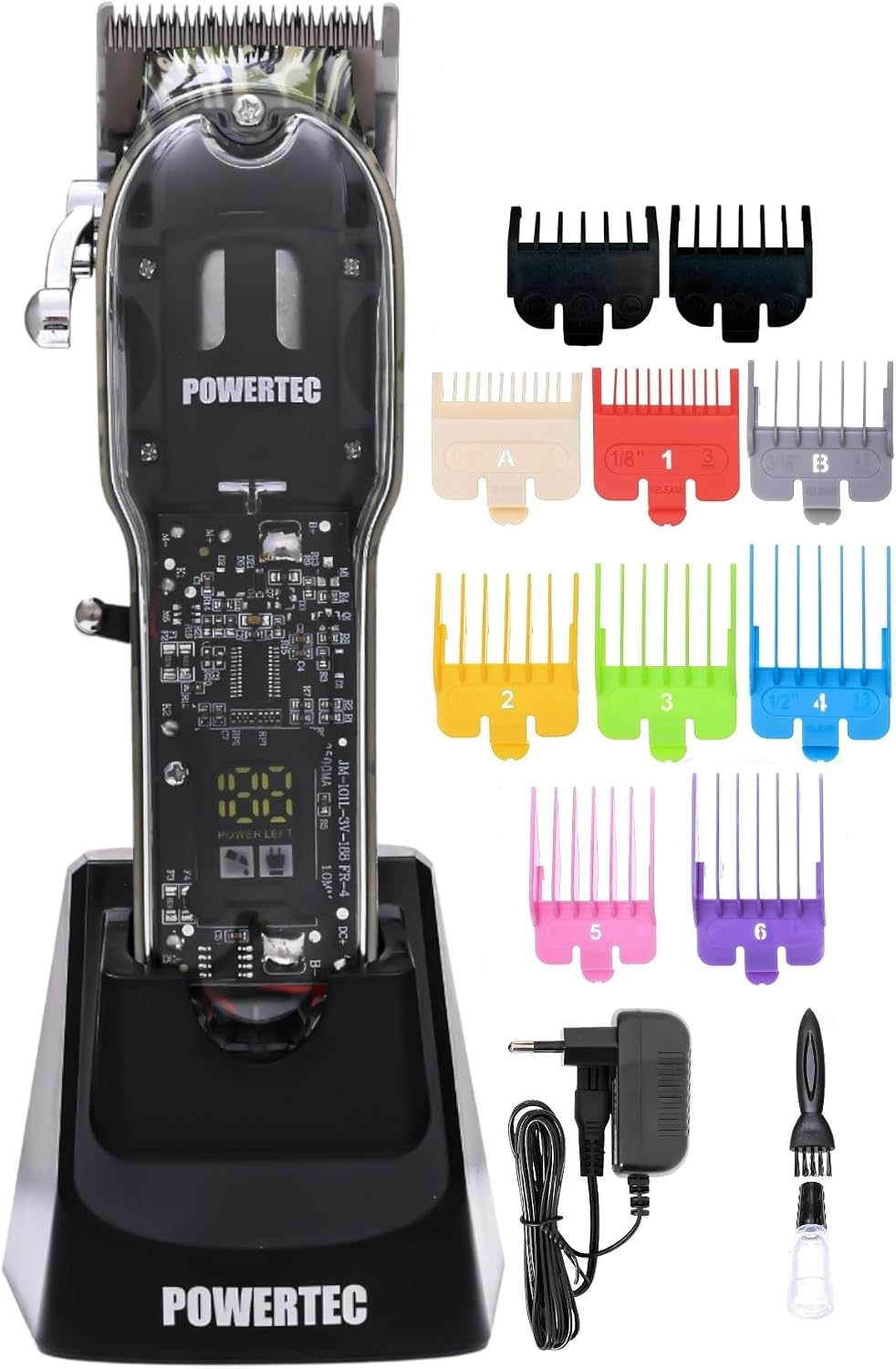 POWERTEC TR-8700 Saç Sakal Tıraş Makinesi (Black)