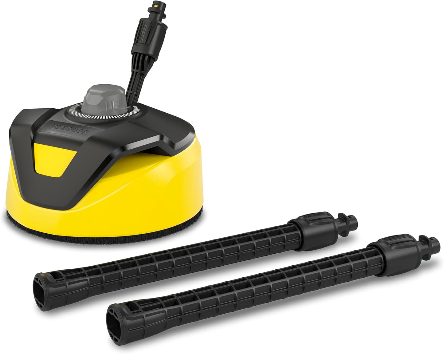 Karcher T-Racer T 5 Yüzey Temizleyici (Su Sıçramasına Karşı Koruma, Büyük Yüzeyler için, Iki Düz Püskürtme Başlığı, Dikey Çalışma için Sap)