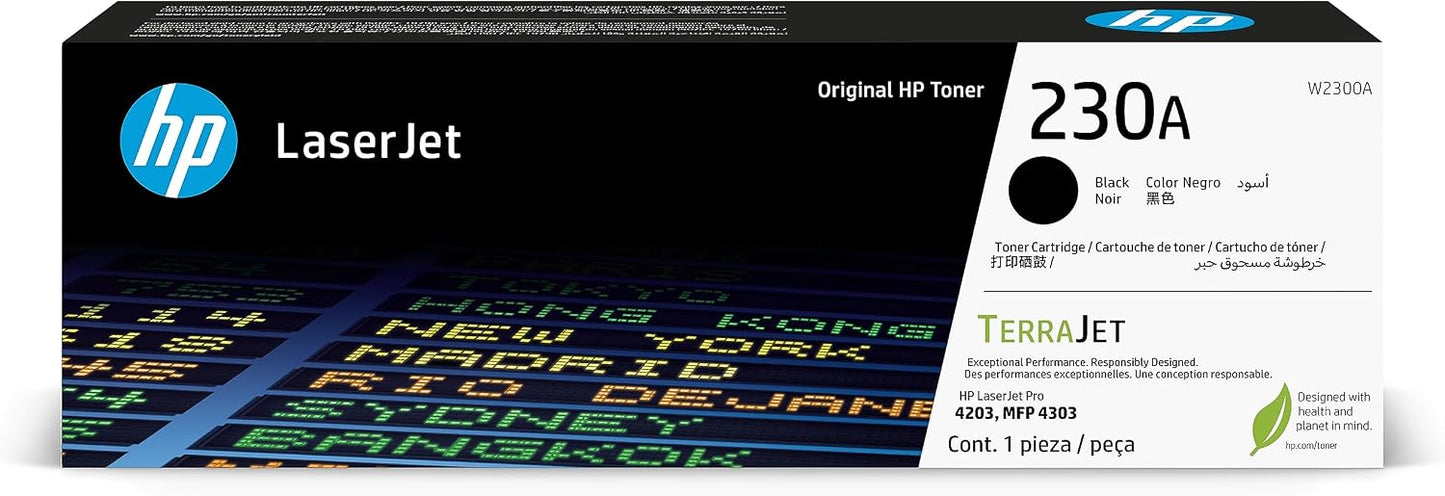 HP 230A W2300A Siyah Toner