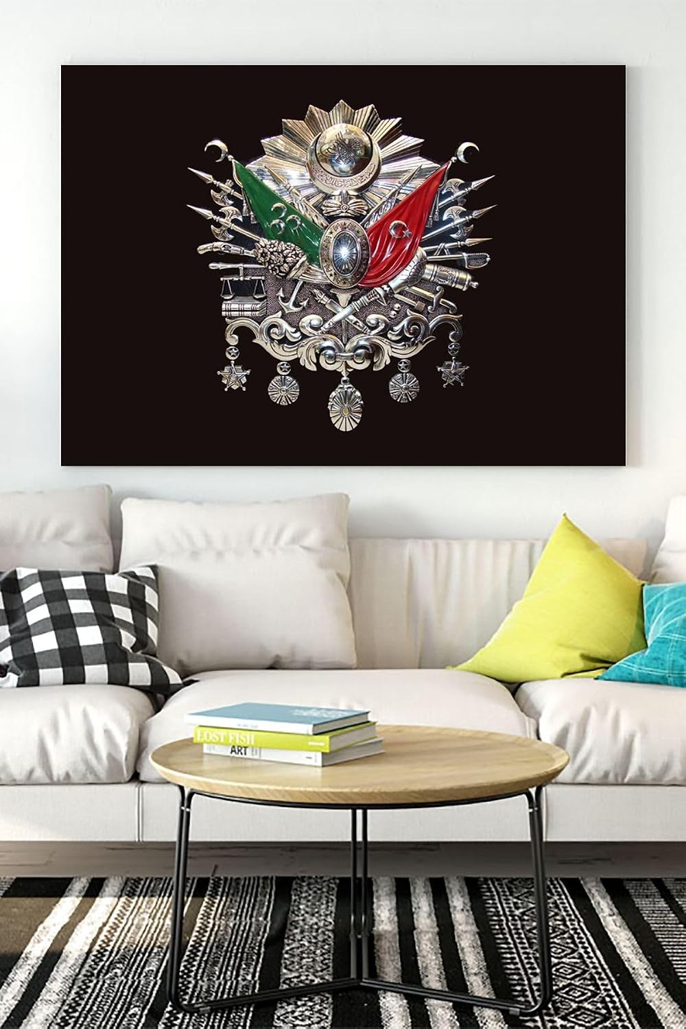 Postermanya (pster17581) Osmanlı Tuğrası Kanvas Tablo 50 x 70