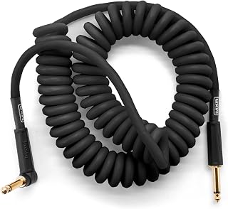 MXR DCICB15R Blk Ra Right/straight Coil Kablo (4.5 m)