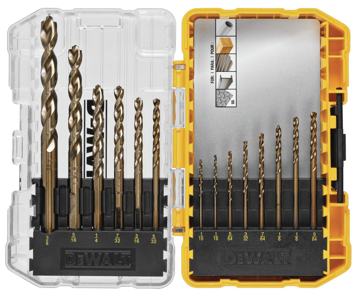 Dewalt dwa1240 Pilot Point Industrie-Cobalt-Bohrer Bit Set (14 Stück)
