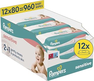 Pampers Sensitive Bebek Islak Havlu 12 Paket 960 Yaprak