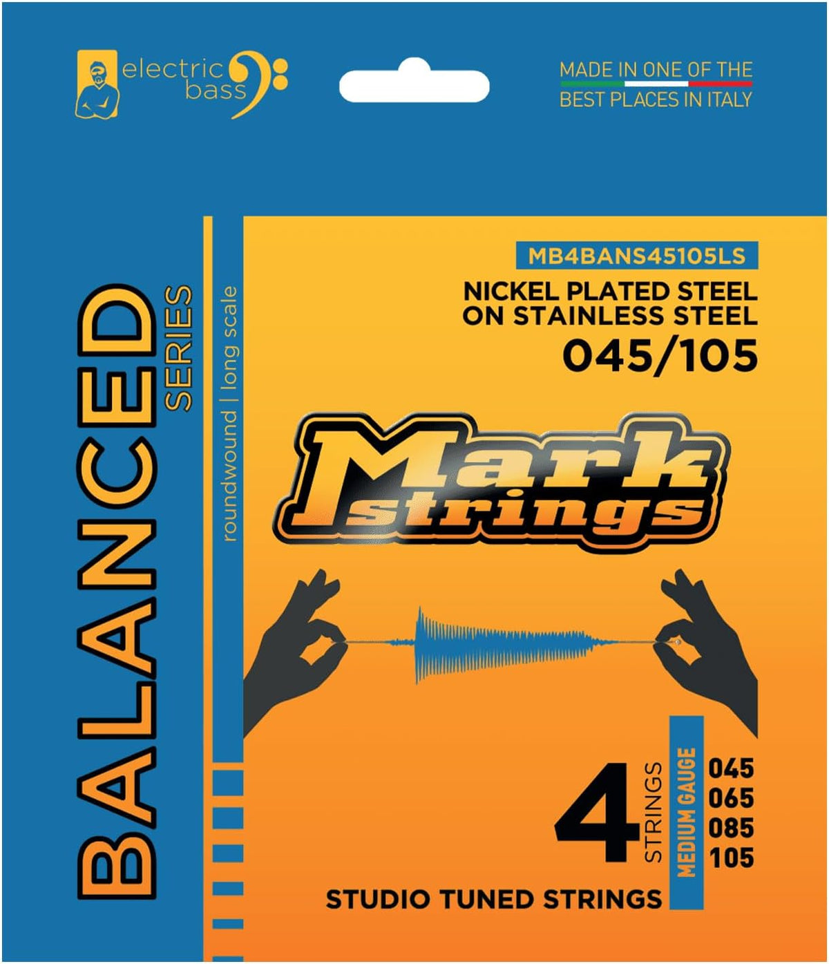 Mark Bass Balanced Studio Tuned NPS on Stainless Steel 45-105 Bas Teli