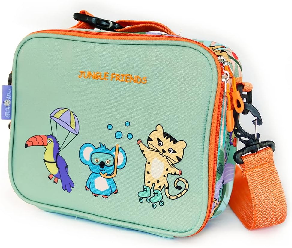 Milk Moo Soft Cuddles & Isı Yalıtımlı Beslenme Çantası Jungle Friends
