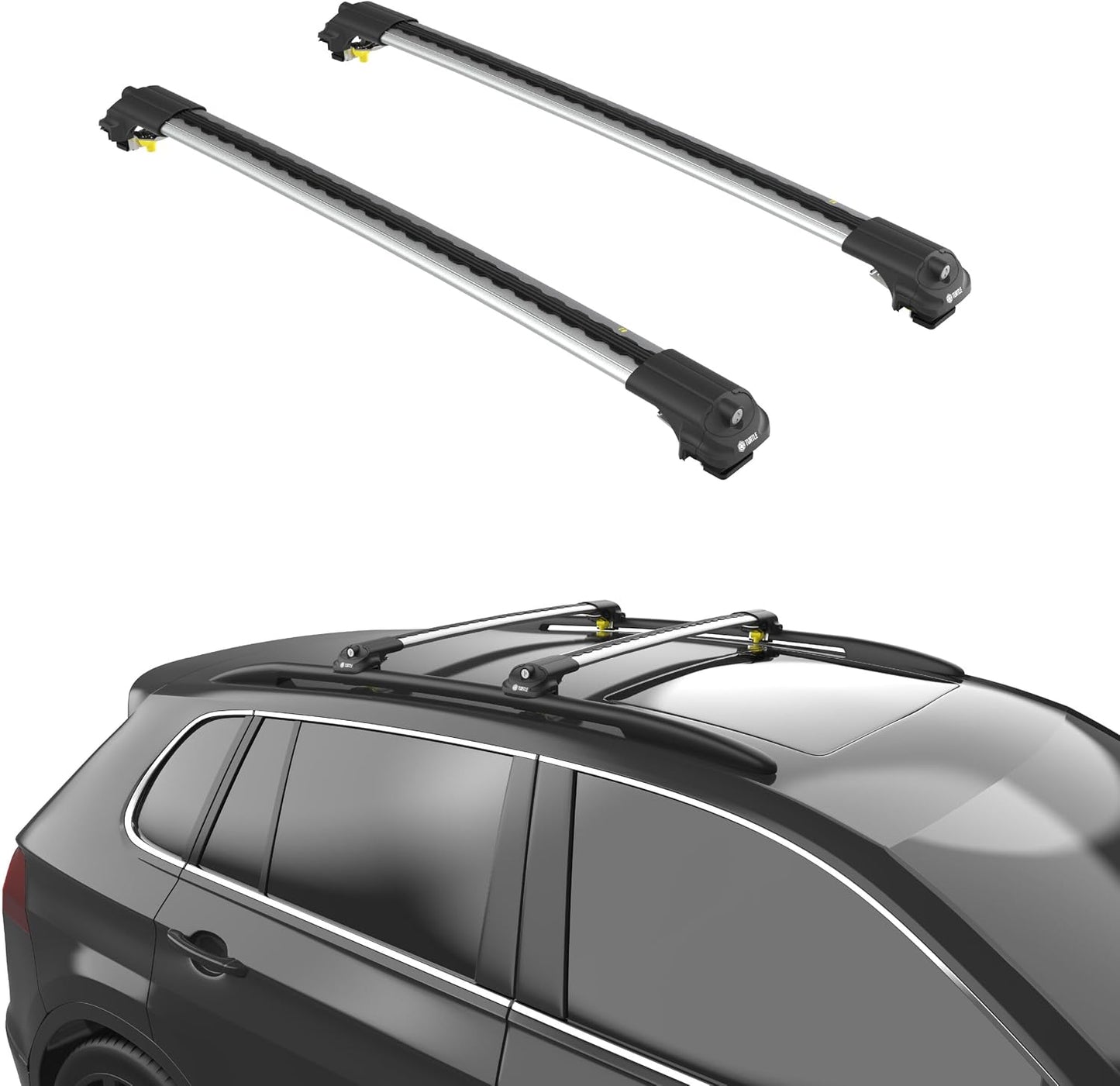 Turtle Peugeot Tepee Partner 2008-2018 ile uyumlu Ara Atkı Air1 Gri