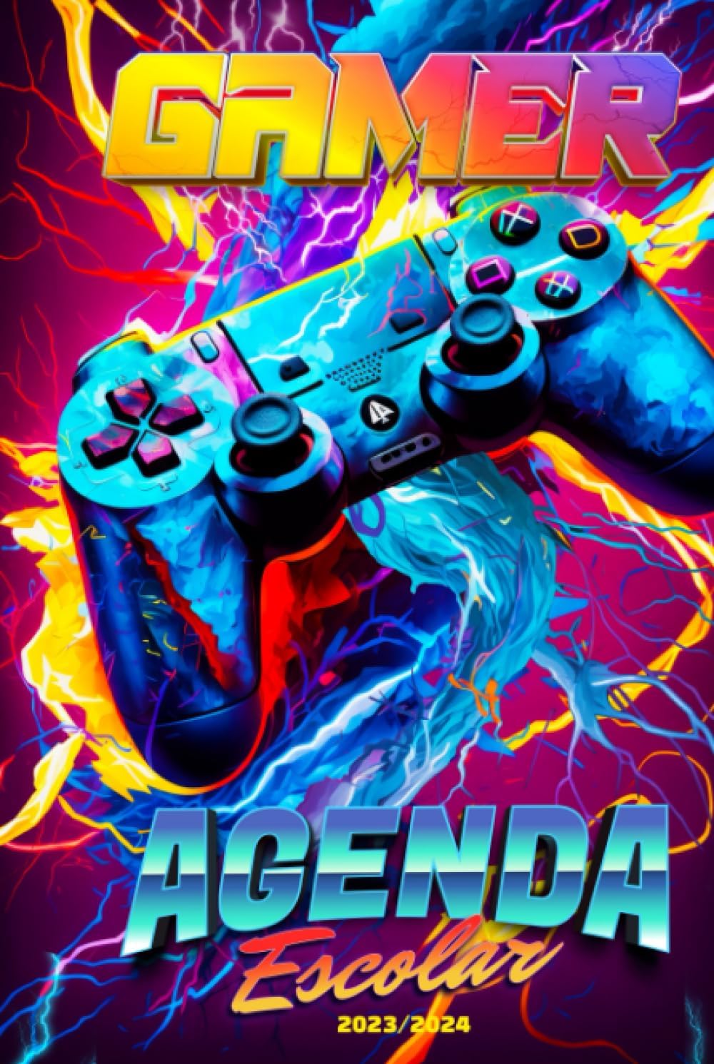 Gamer Agenda Escolar 2023 2024 a5: Regalo para estudiante primario secundaria y preparatoria y colegio | planificador organizador semanal y mensual |... agosto 2023 a Julio 2024 | 12 meses | español