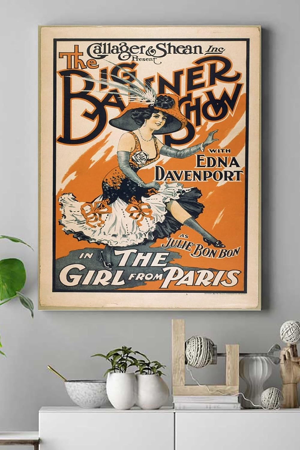 Postermanya (pster15350) Big Banner Show Vintage Kanvas Tablo 40 x 60