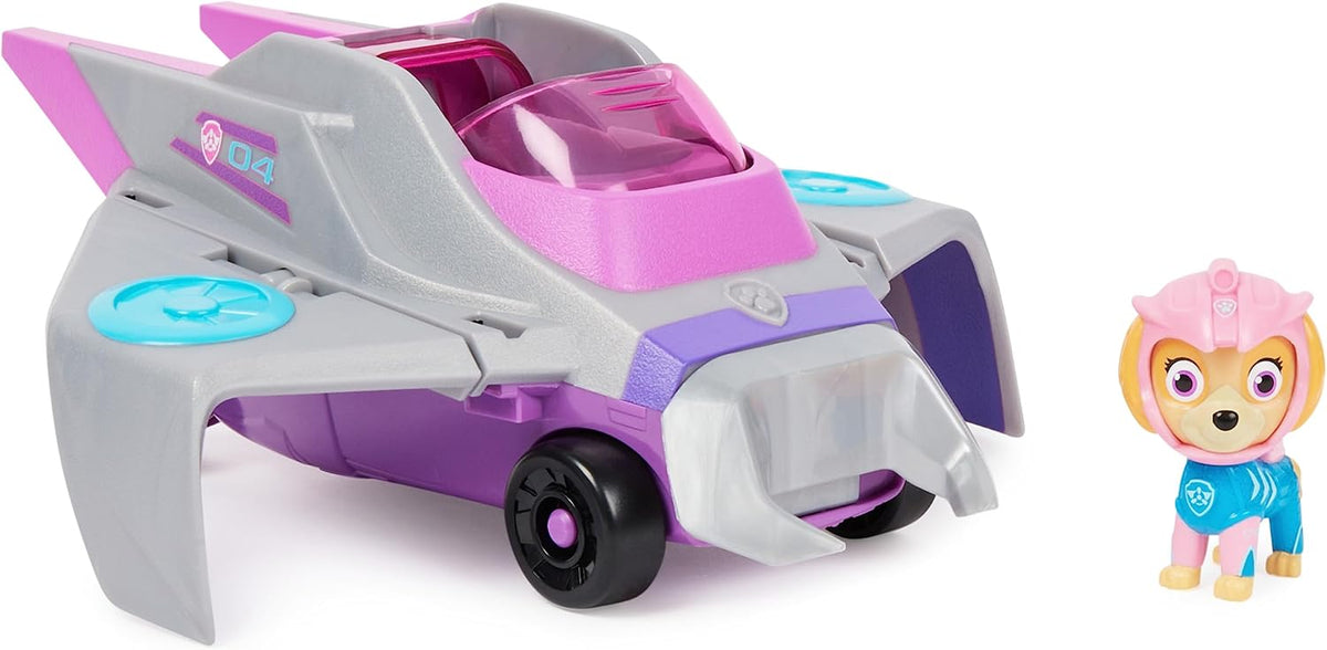 Paw Patrol Aqua Pups Skye Transforming Manta Ray Vehicle with Collectible Action Figure, Kids Toys for Ages 3 and up