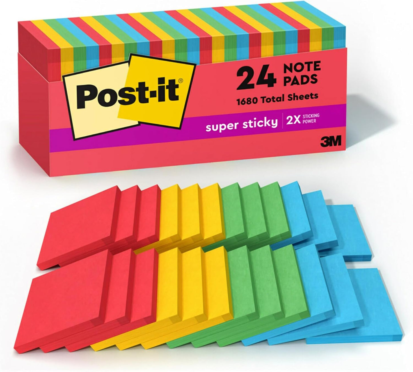 Post-It Notes 7,6 x 7,6 cm Cube yaprak 24 Pads