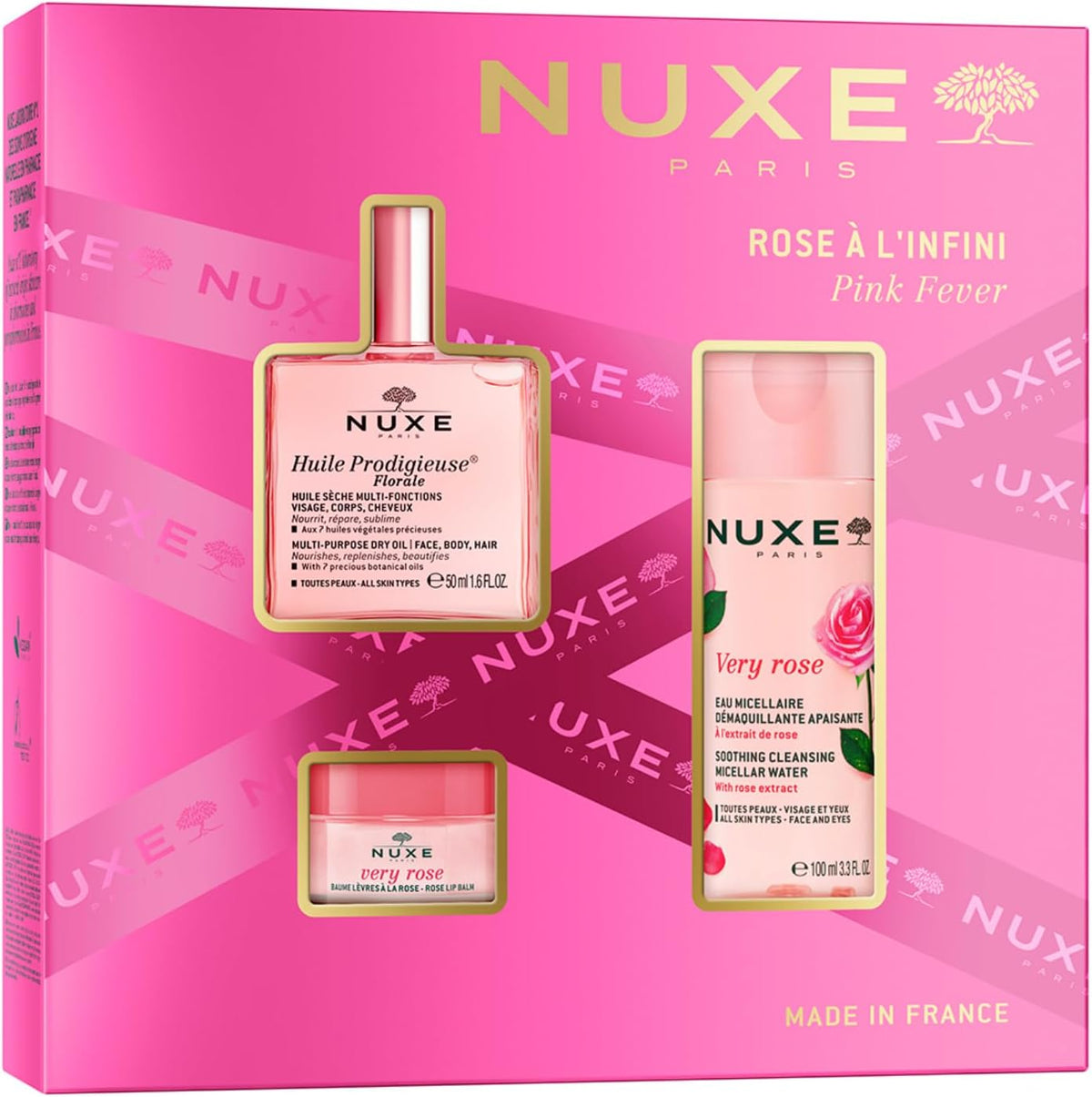 FLORAL ÇİÇEKSİ İKONİK SET - Rose à L'Infini Hediye Seti - Pink Fever