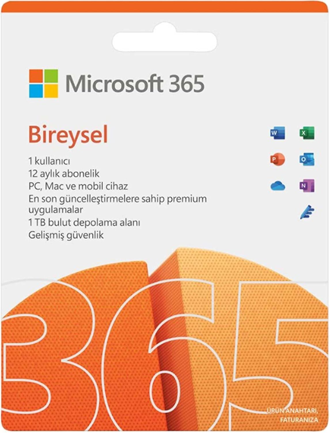 Microsoft 365 Bireysel Türkçe, Yazılım