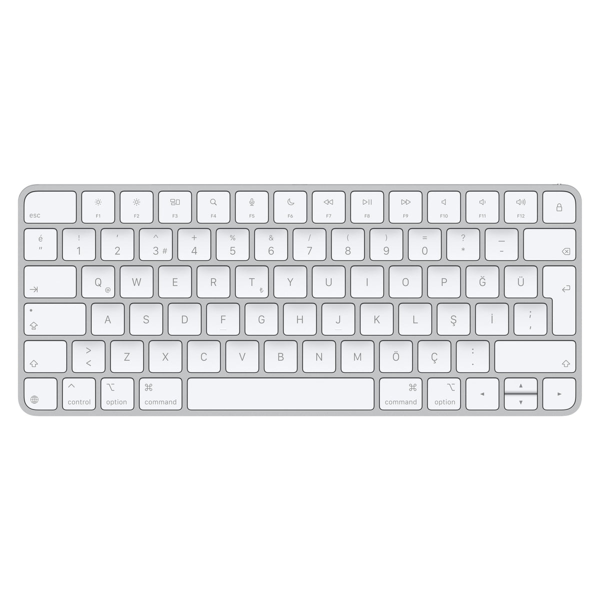 Apple Magic Keyboard: Bluetooth, şarj edilebilir. Mac, iPad ve iPhone ile çalışır; Türkçe Q Klavye, Gümüş Rengi (Lightning)