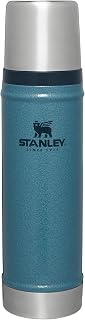 Stanley Classic Legendary Vakumlu Çelik Termos, 0.60 L, Mavi (Hammertone Lake)