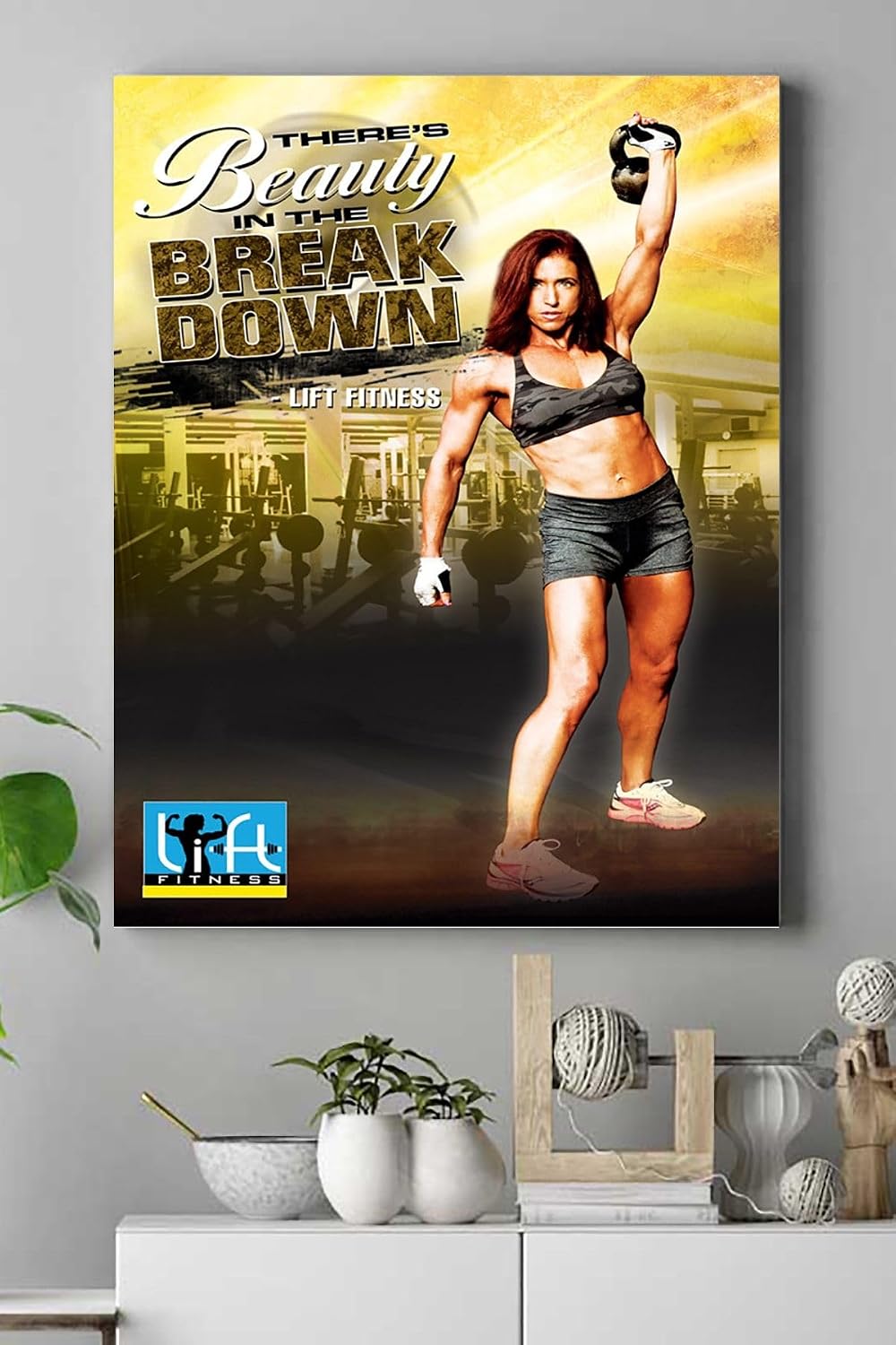 Postermanya (pster15227) Beauty Fitness Vücut Geliştirme Body Building Fitness Kanvas Tablo 40 x 60