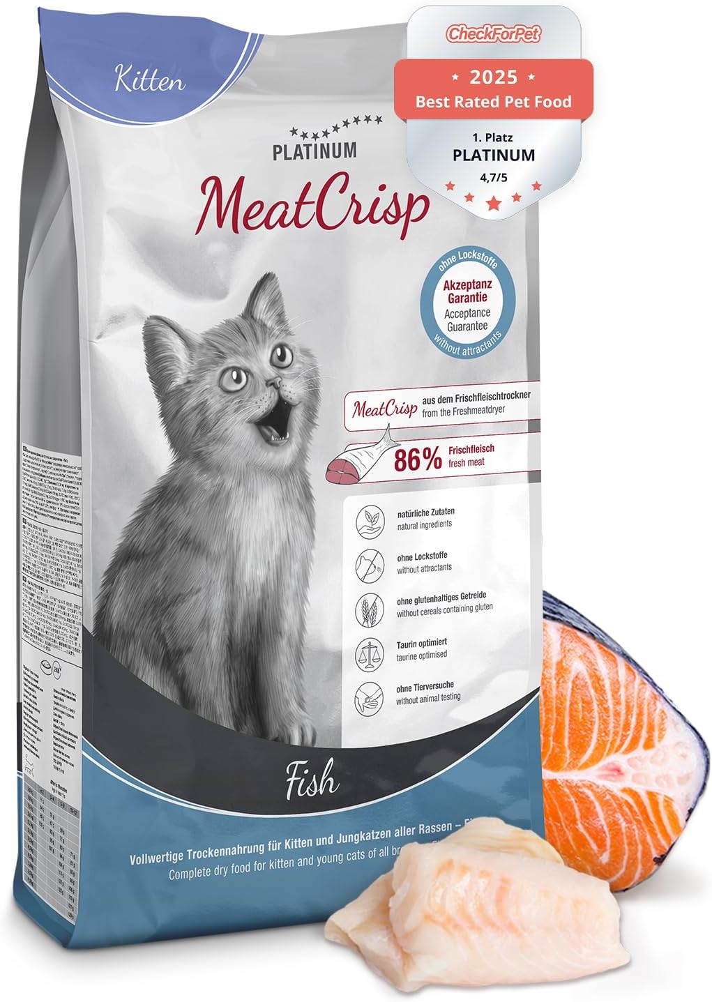 Platinum MeatCrisp Balıklı Yavru Kedi Maması 1,5 kg