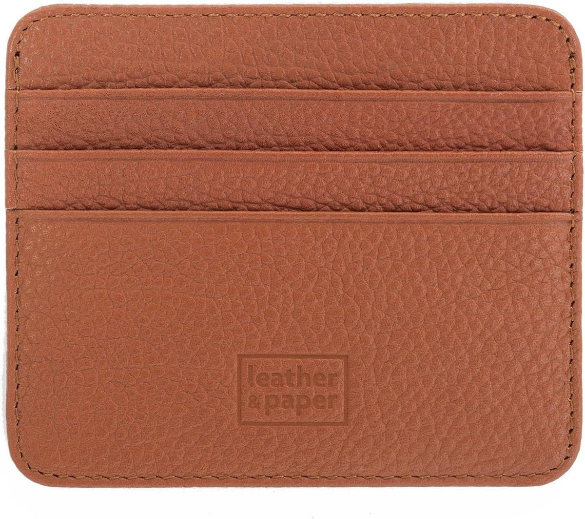 Leather & Paper LP4014 Kartvizitlik, Taba