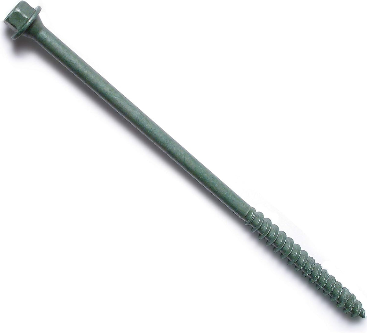 Hard-to-Find Fastener 014973266578 Altıgen Başlı Kereste Vidaları, 1/4 x 6, Parça-50, Yeşil