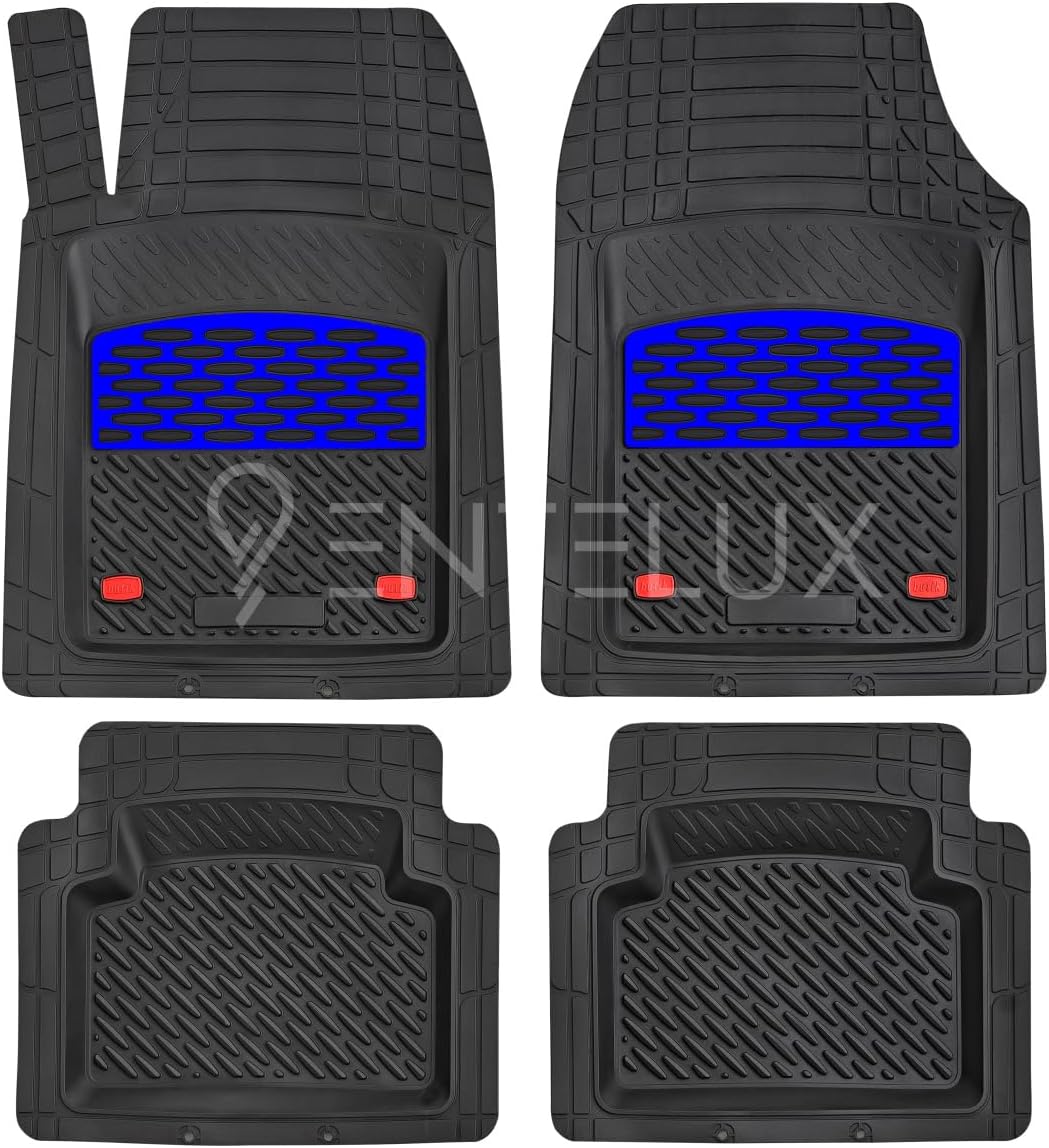 Mini Countryman 2012 Model ile Uyumlu 3D Havuzlu Mavi-Siyah Paspas